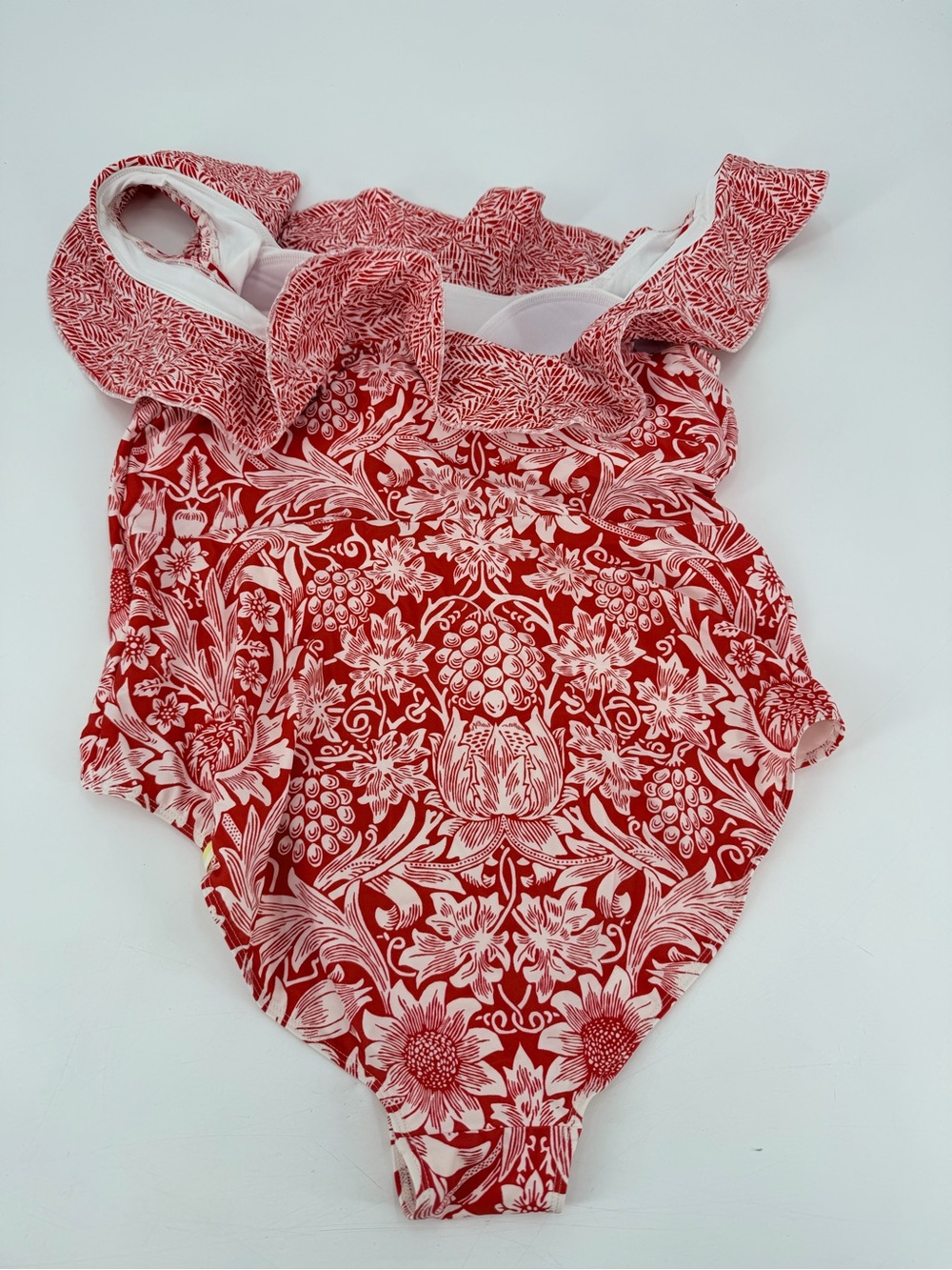 Summersalt X Morris Co Sunflower Ruffle Seaway Square Neck One Piece Swimsuit 18 - Picture 4 of 4